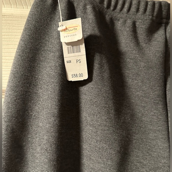 Talbots elastic waist cotton blend office pants size S NWT - Picture 3 of 5